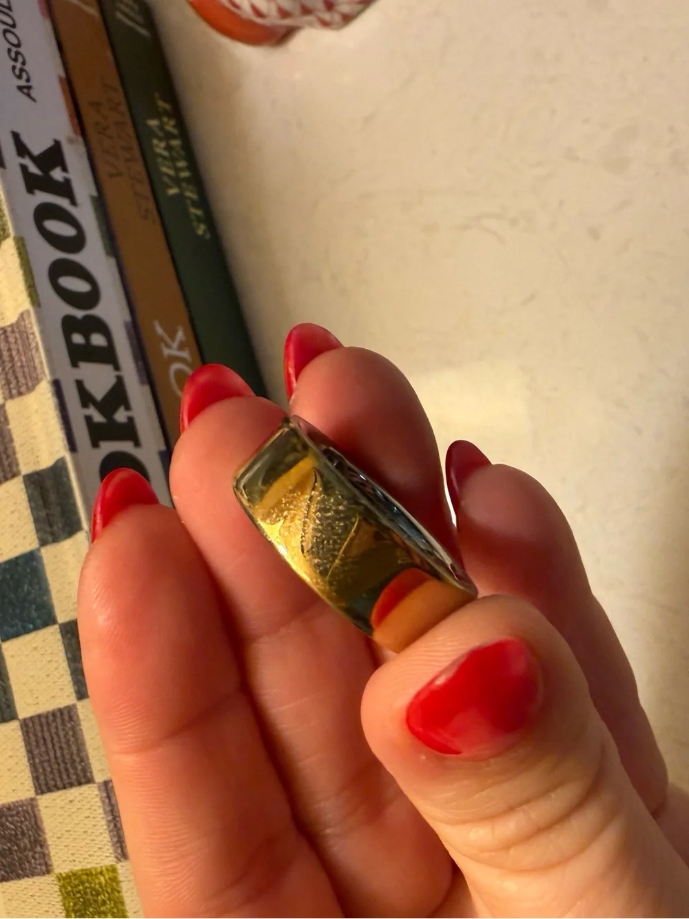 Gold Oura Ring 4 Size 8